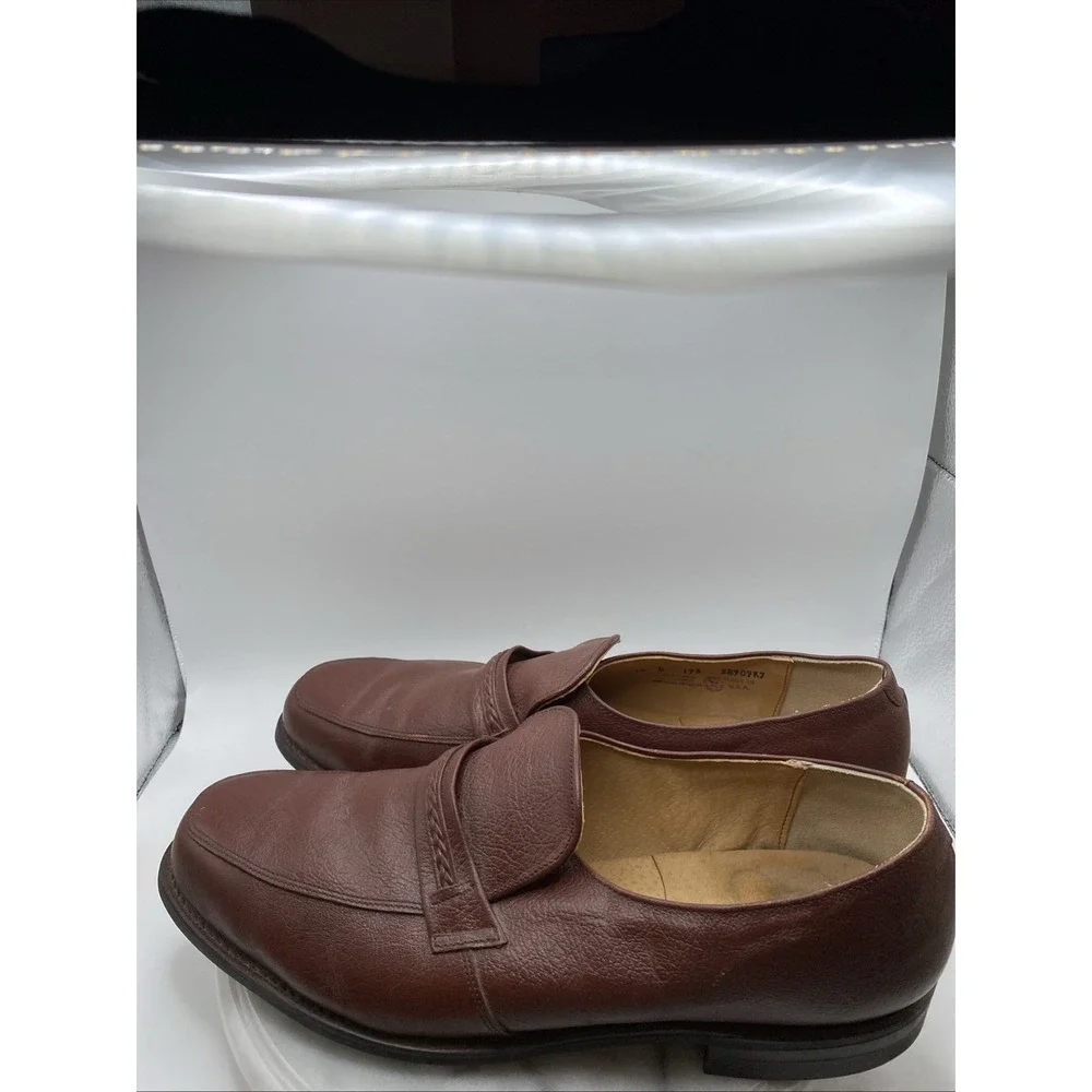 Leather Classics Slip On Loafers  Dress Shoes Neolite Heels USA  Mens Size 14 D